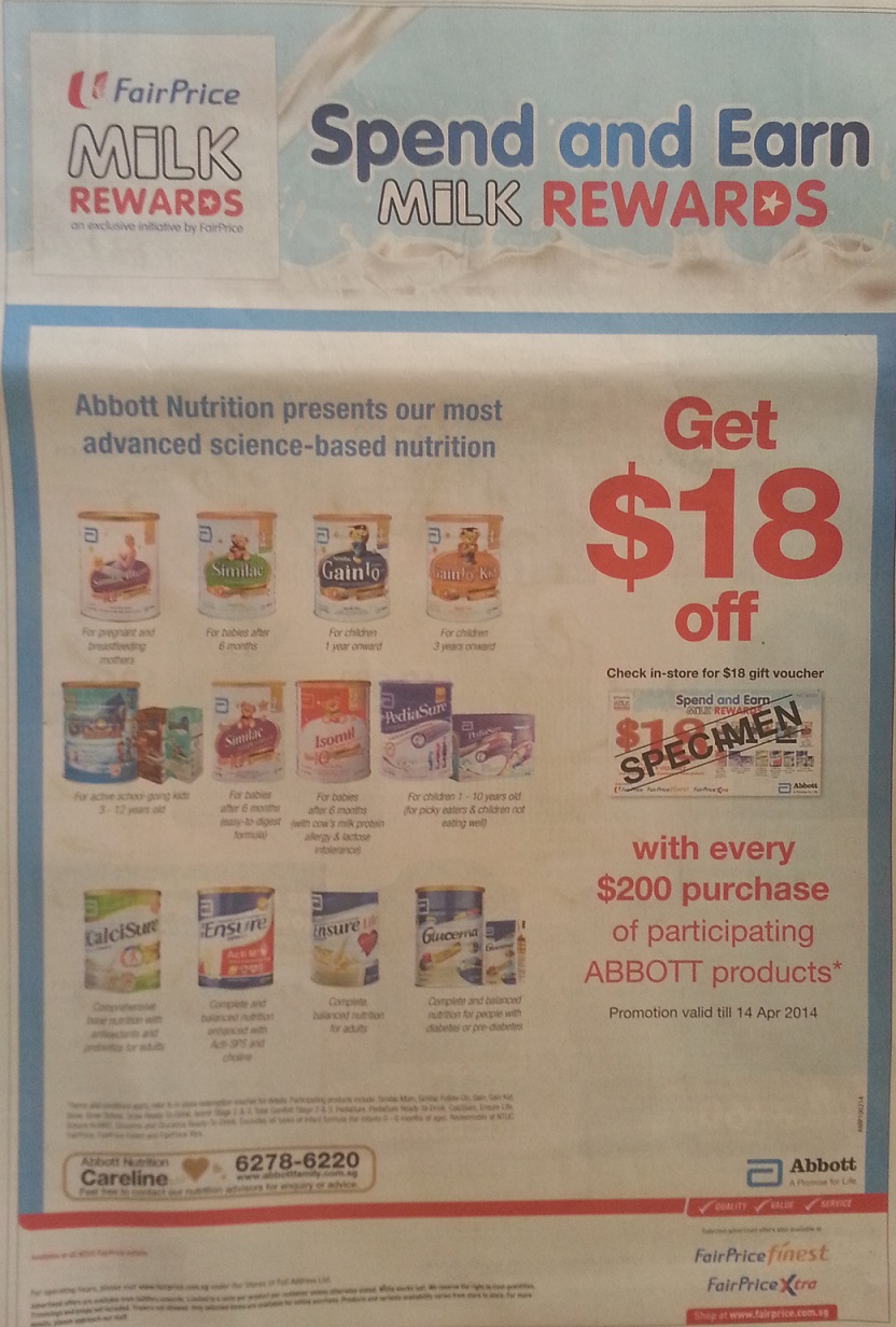 新加坡婴儿奶粉促销-雅培,多美滋,美素,雀巢,美赞臣