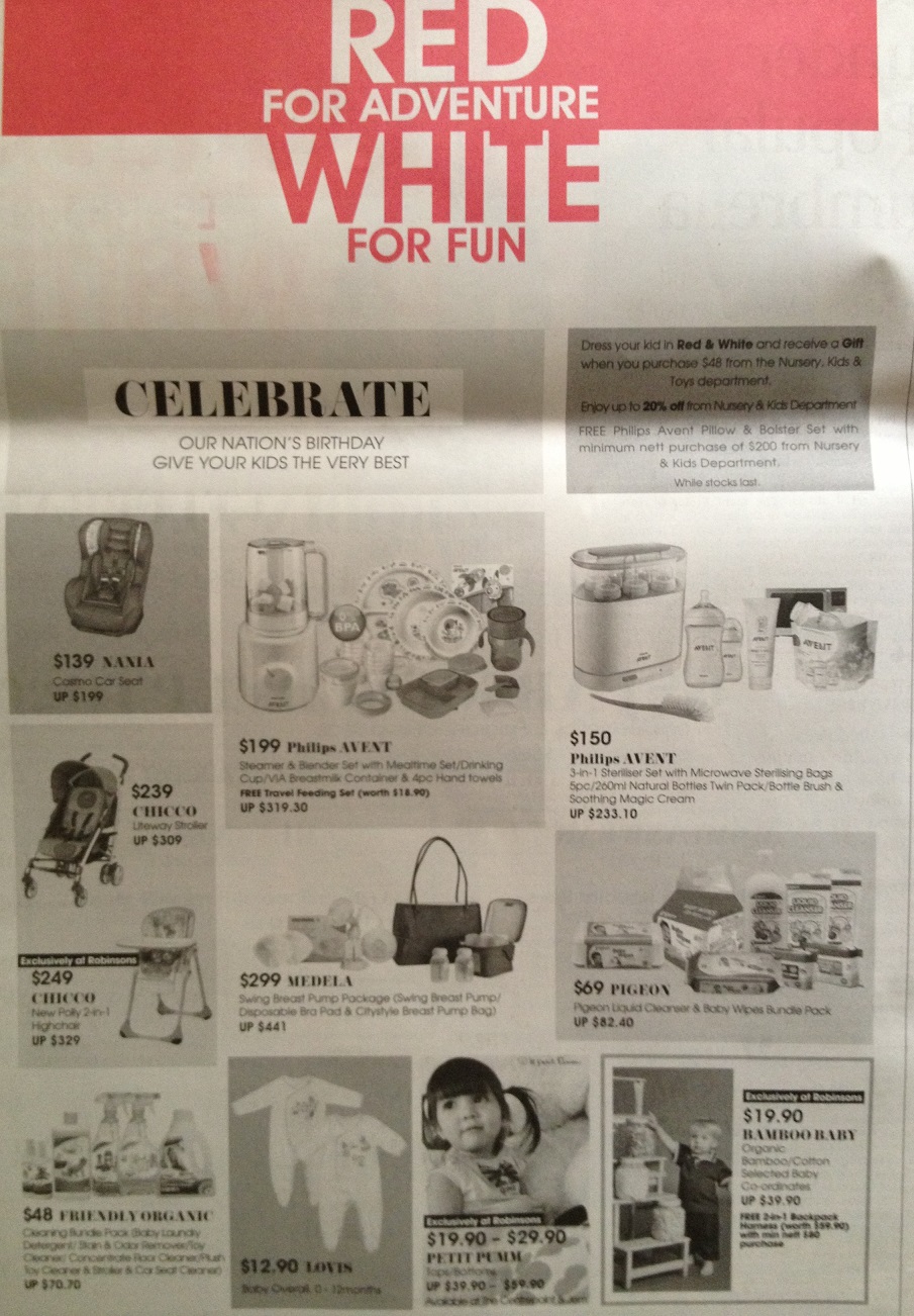 Baby clothes promotion, infant baby promotion, maternity clothes promotion in Singapore