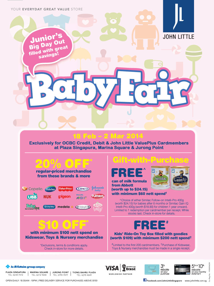baby clothes promotion in Singapore