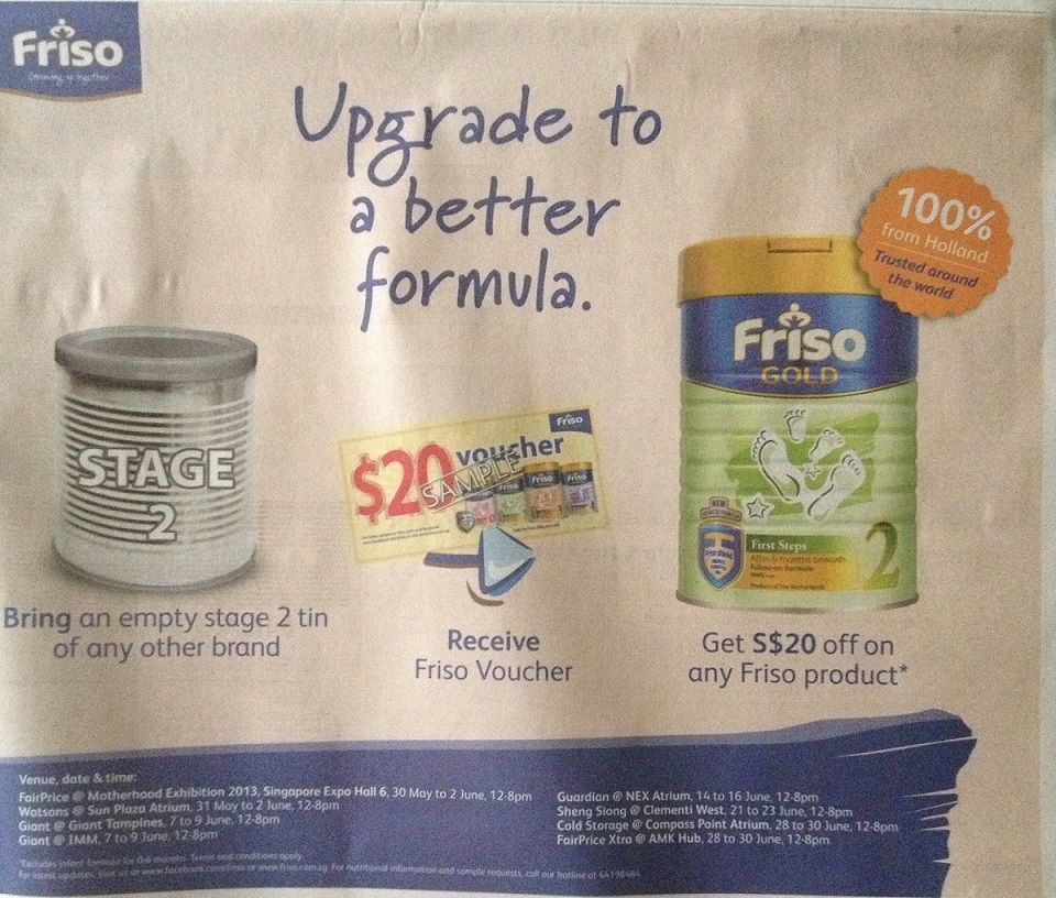 baby formula milk promotion in Singapore-Abbott promotion, similac promotion, gain IQ promotion, Friso promotion, Enfa promotion, S26 promotion, Dumex promotion, Nestle Nan promotion