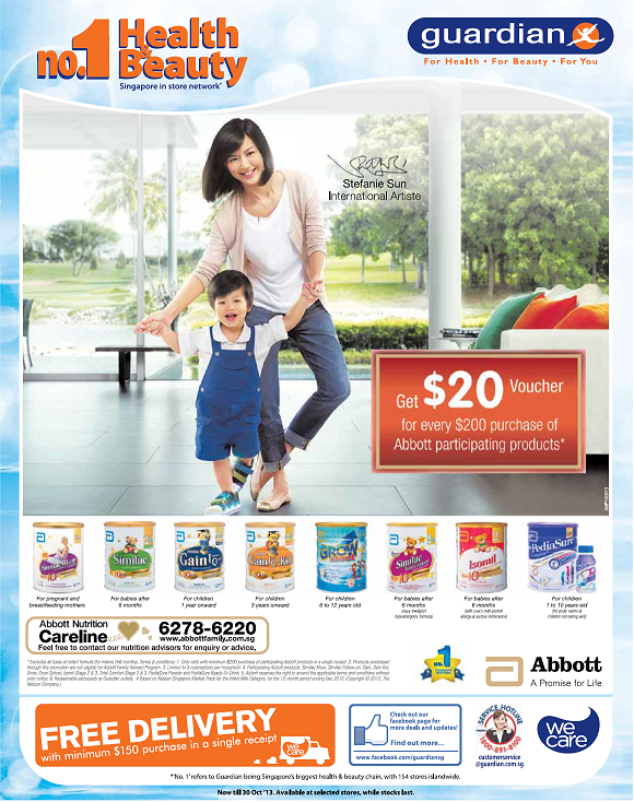 baby milk promotion in Singapore, baby diaper promotion in Singapore
