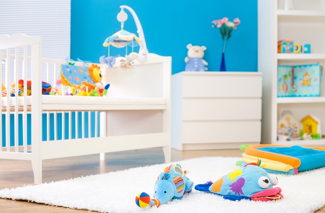 Playroom with all types of child toys