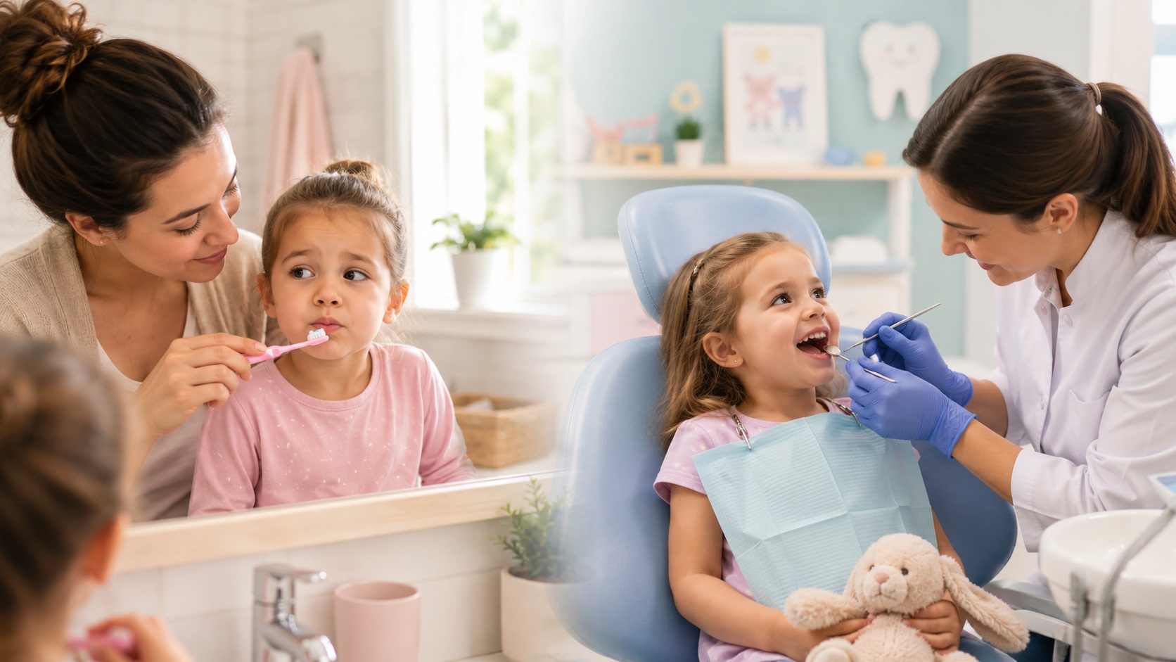 Dental Care for Children: Brushing Battles, Fluoride and the First Dentist Visit