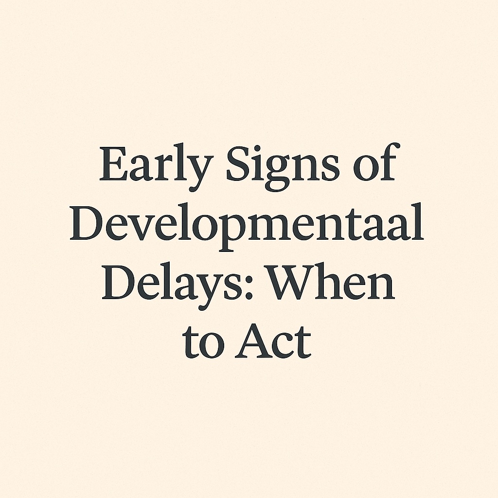 developmental delays, early intervention,