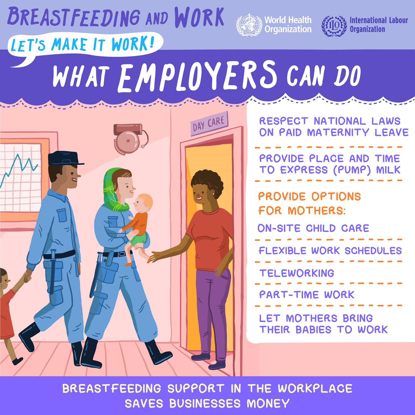 how employer can support breastfeeding