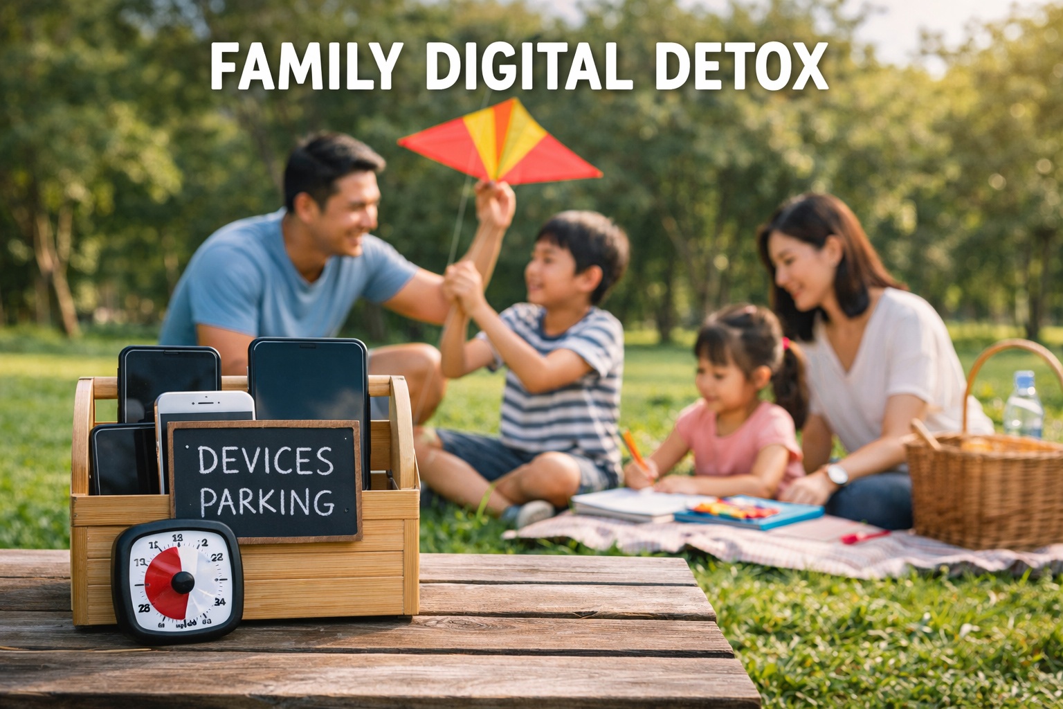 A practical, family-friendly digital detox plan that reduces screen battles, protects sleep, and builds healthier habits—step-by-step, with scripts and templates.