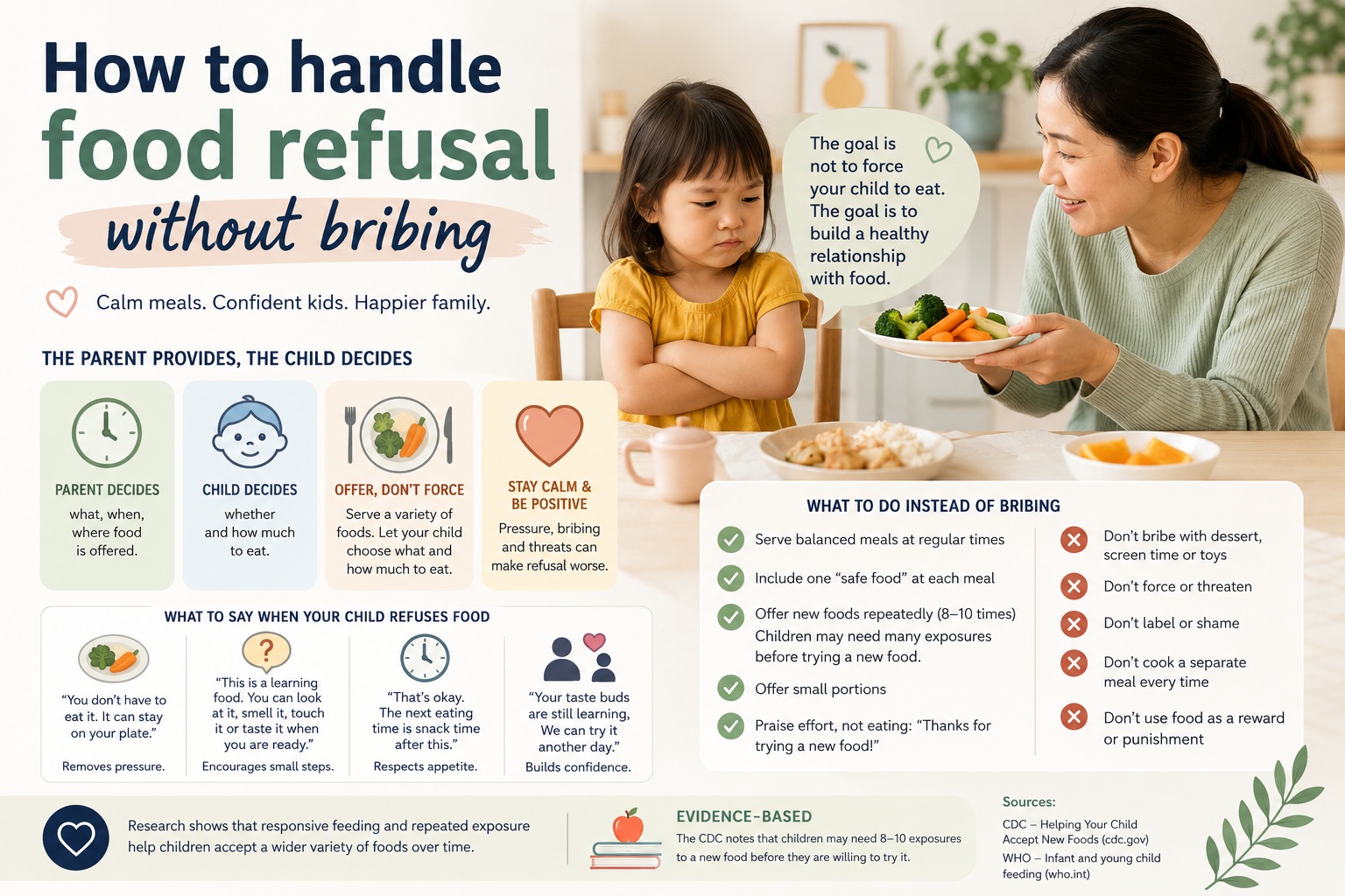 How to Handle Food Refusal Without Bribing