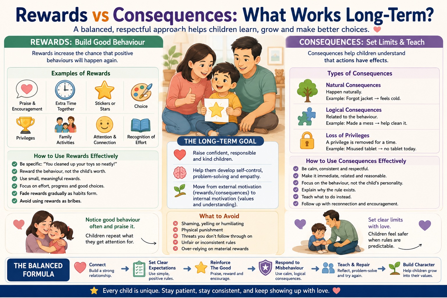 Rewards vs Consequences: What Works Long-Term for Children?