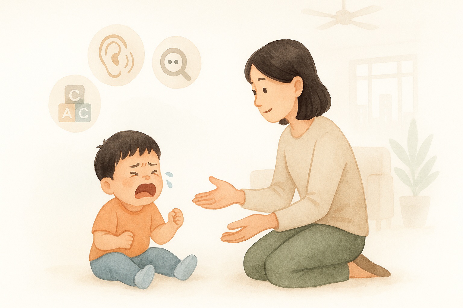 Language Lags and Frequent/Severe Tantrums: When to Screen for Speech