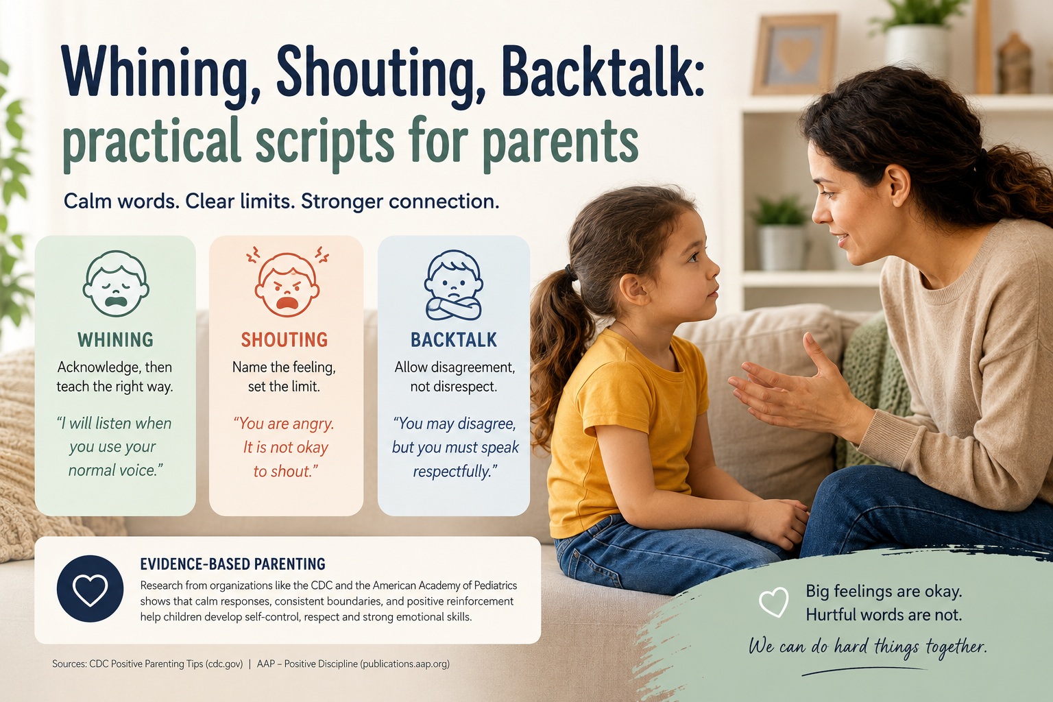 Whining, Shouting, Backtalk: Practical Scripts for Parents