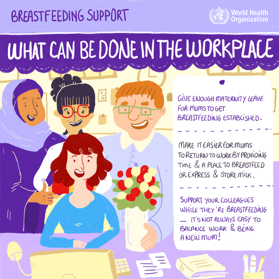 how workplace can support breastfeeding