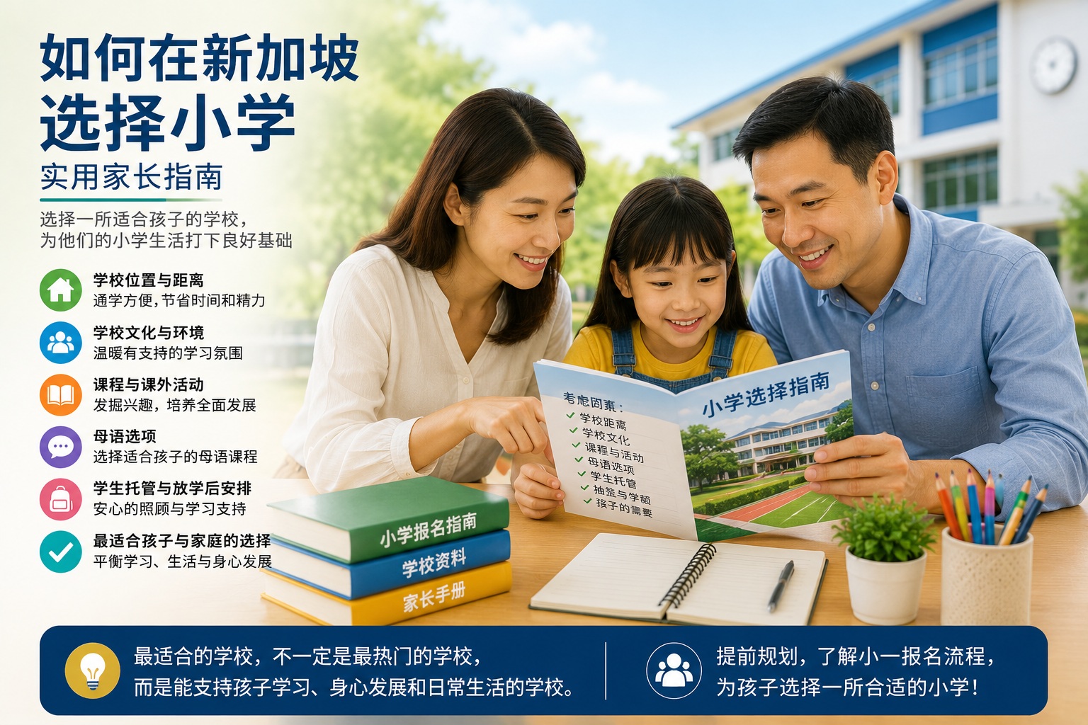 如何在新加坡选择小学：实用家长指南