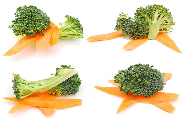 Broccoli with Carrots supplementary food: ingredient, cooking method and preparation for broccoli with carrots. Health benefits and nutrition value of broccoli and carrots. 