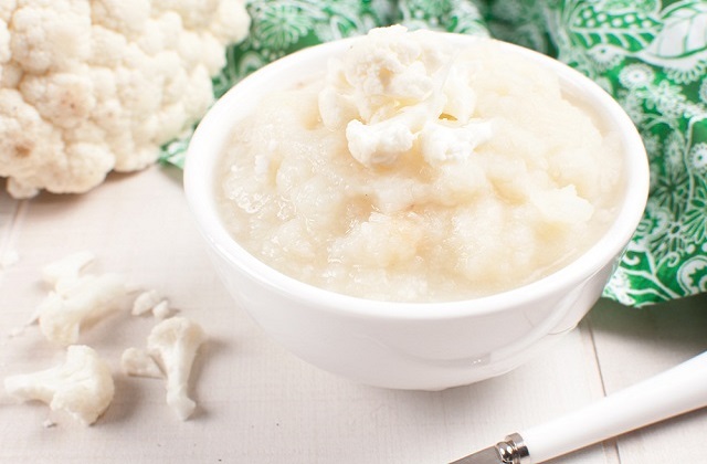 Cauliflower Puree:supplementary food for 9 months old, ingredient,cooking method and preparation for cauliflower puree. health benefits and nutrition value of cauliflower puree. 