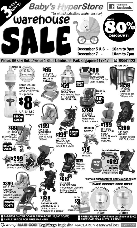 婴儿车促销:lastest promotion news on the strollers from Combi, Capella, Maclaren, Bonbebe,Lucky Baby such as discount, free gifts and other offers.